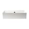Alfi Brand ALFI brand ABC901-W White 24" Modern Rectangular Above Mount Ceramic Sink with Faucet Hole ABC901-W - alternate 8